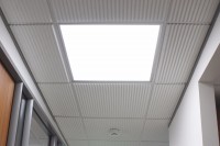 LED Start Panel in ceiling